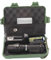 Anglewolf X800 Zoomable XML T6 LED Tactical Police Flashlight 18650 Battery con Custodia Rigida