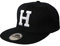 Buchstaben Initialen Snapback Cap Black & White (H)