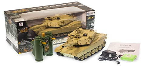 s-idee® Battle Panzer 99803 1:28 avec système de combat infrarouge intégré 2,4 GHz RC R/C