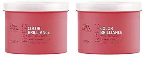 2 er Pack Invigo Color Brilliance Vibrant Color Mask Fine/Normal 500 ml