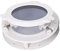 Amusingtao Apertura tonda, portlight oblò barca, finestra di ricambio, foro di ricambio, foro per porta, in vetro temperato ABS, per barche marine, yacht RV, nero, bianco