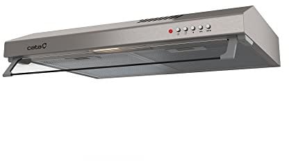 CATA | Campana extractora de cocina | Modelo LF-2060 X | Campana Convencional | 3 Niveles de Potencia | Capacidad de 195 5m3/h | Clase de Eficiencia Energética C