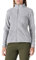 Outdoor Ventures Damen Fleecejacke mit Durchgehendem Reißverschluss Stehkragen Frauen Leichte Fleece Sweatjacke Warme Damenjacke für Laufen, Wandern und Freizeit Hellgrau XL