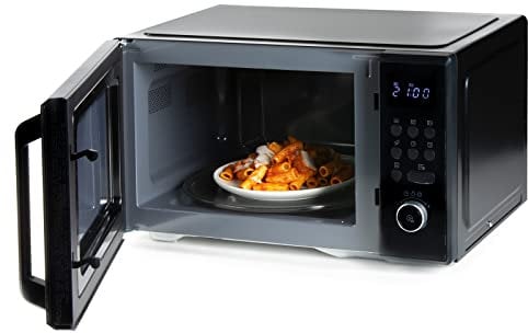 DOMO DO23101 Freistehend Mikrowelle - 5 Leistungsstufen - Auftaufunktion - 8 automatische Programme - 31L - 1000W - Schwarz