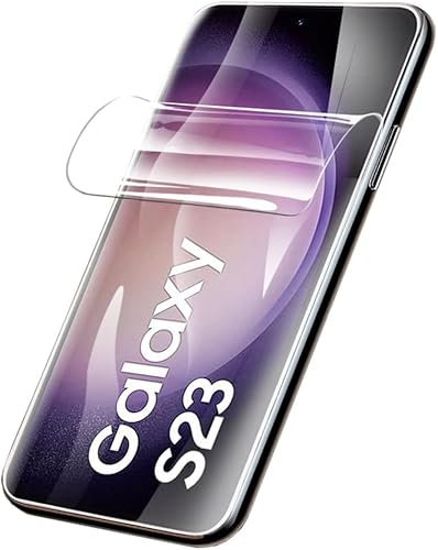 LXEEOLX Lot de 2, Hydrogel Protection Ecran pour Samsung Galaxy S23 5G, Souple TPU Film Protection écran Compatible avec Samsung Galaxy S23 5G - sans Bulles d'air - Ultra Résistant - Antifouling