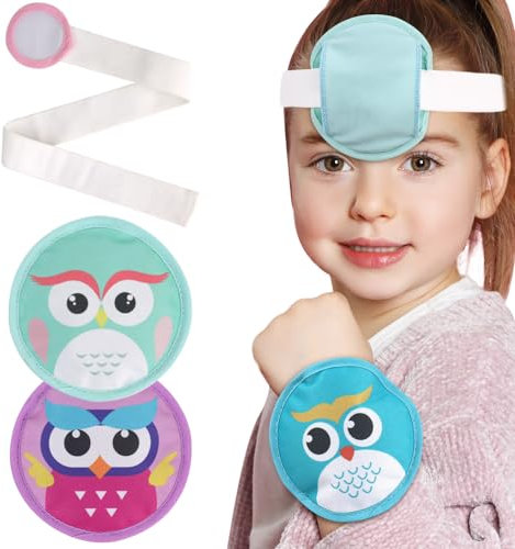 Hilph Kühlpack Kinder Kühlpads mit Gurt, Kalt Warm Kompresse Kinder Kühlkissen Kühlakku für Zahnschmerzen, Weisheitszähne, Kühlung, Anschwellen, 3 Stück