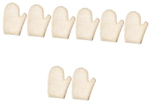 minkissy 8 Stück Badehandschuhe Körperpeeling-Handschuhe Badeschrubber Für Den Körper Peeling-Handschuhe Silikon-Körperwäscher Für Den Einsatz In Der Dusche Badehandschuh