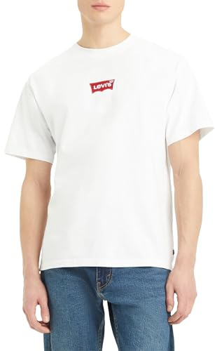 Levi's Men's Vintage Fit Tee T-Shirt, LSE_Batwing Badge WH, L