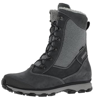 Meindl Samnaun Lady GTX warme und wasserdichte Winterstiefel Damen mit griffiger Gummisohle und Wildleder Obermaterial | Schneestiefel | Winterschuhe