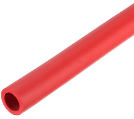 QUARKZMAN 1 x 2m Rohrisolierung Schaumstoff, Durchmesser 25mm Isolierstärke 5mm Heizungsrohr Verkleidung für Fitnessgeräte, Rohre, Handhaben (Rot)