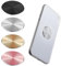 ZWWOGE 4 PCS Ersatz Halterung für Mobiltelefone - Selbstklebende Metallplatte Magnet Handy, für Magnetische Auto Telefon Halterung Rack mit Klebersticker(Roségold/Gold/Schwarz/Silber)