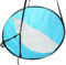 Kajak-Segel, Kajak-Segel-Set, 108 cm, Faltbares Kajak-Wind-Paddle-Board-Segel mit Klarem Fenster, Paddle-Board-Segel für Kajaks, Kanus, Schlauchboote, Boote (Blue)