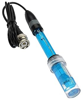 JVDDI Digitaler Wassertester 0-14 PH-Wert Erkennung BNC Sensor Meter Modul Elektrode Sonde Monitor Controller Board Tester Erkennung Regler für Schwimmbad, Salzwasser, Meerwasser, Aquarium(Probe)