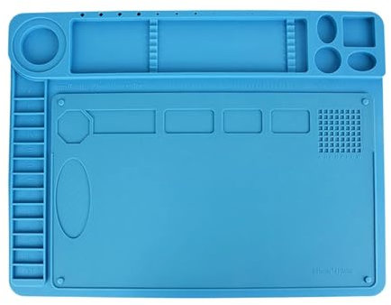 Lötmatte | Hitzebeständige Reparaturmatte | Magnetische Elektronikmatte | Computer-Reparaturpad | Elektronik-Lötarbeitsmatte Mit Mehreren Fächern Zum Löten Oder Zusammenbauen Von Elektronik