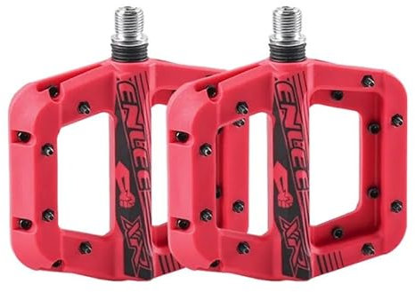 QTANZIQI MTB -Pedale mit Pedal für Mountainbike, Nylonfaser, stabil, fest, Nicht -Slip, Accessoire für Fahrradfahrradberg (Netzwerk)