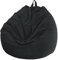 Highdi Sitzsack Erwachsene, Schwarz Groß Abnehmbarer Sitzsack (Keine Füllung), Für den Innen- oder Außenbereich Lazy Gaming Bean Bag Chair (100 x 120 cm)