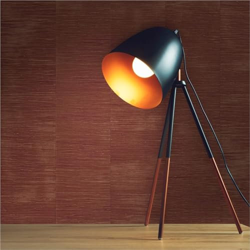 TADESSI Vliestapete gestreift Streifen M1–No.11948 Vliestapete Orange Rot – Tapete Struktur Wohnzimmer Schlafzimmer Küche