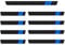 9 Pieces Sill Strip Threshold Protector Car Trunk Door Sill Carbon Fiber Door Sill Universal Anti-Trampling Protection Decorative Strips Suitable for a Variety of Car Models