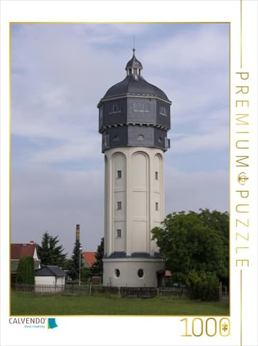 CALVENDO Puzzle Wasserturm in Siebenlehn | 1000 Teile Lege-Größe 48 x 64 cm Foto-Puzzle für glückliche Stunden