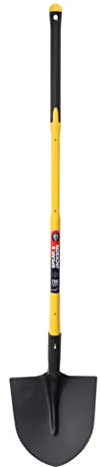 Spear & Jackson 81819 Schaufel rund, 29 cm, 3-Komponenten-Griff, 110 cm