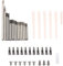 Klarinette Reparatur Teile Set, Rollen Schrauben Clarinet Federn Befestigungsschrauben Einstellschraube