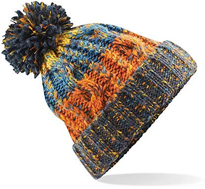 ASVP Shop Korkenzieher-Kabel gestrickte Pudelmütze Einfach Herren Damen Mütze Warme Winter-Pom-Wollmütze