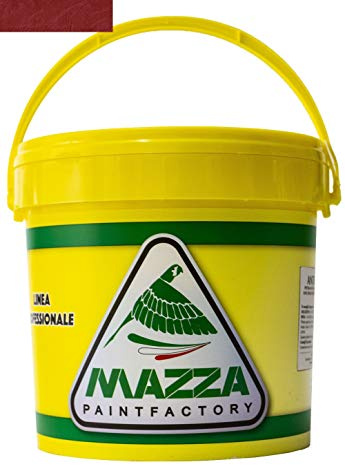 MAZZA Pittura Decorativa Le Velature Lt 5 Colorificio Vernice Effetto Velato Nuvolato Semicoprente Pareti Interne Idropittura Murale Colorata Opaca (Rosso Ciliegia4 Vl6104)