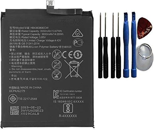 SPES Akku für Huawei P30 Lite Ersatz Akku Batterie 3340mAh HB356687ECW