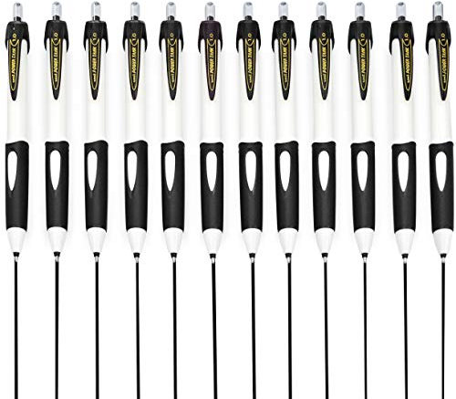 uni-ball SN-220 Power Tank Druckkugelschreiber, 1,0 mm, weißer Schaft, schwarze Tinte, 12 Stück