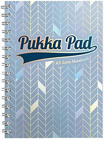 Pukka Pad Glee Notizbuch, A5, Jotta, Spiralbindung, Hellblau