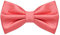 MASADA Herren Fliege Lachs Seidenlook, stufenlos verstellbar, handgefertigt, Hakenverschluss - 12 x 6 cm 100% Polyester