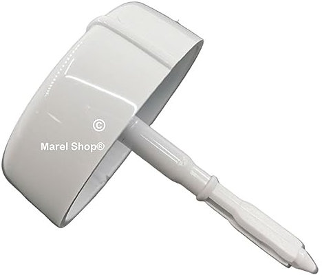 Marel Shop® - Manopola Bianca Tonda Programmi per Lavatrice compatibile con Whirlpool Ignis Bauknecht per Modelli: AWOD7114 - AWOC62012 - AWOC6100 - AWOC62010 - WAC7400