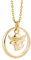 fish Goldene Schutzengel Halskette Mit Rosa Kristall 333 Gold Für Mädchen Und Babys