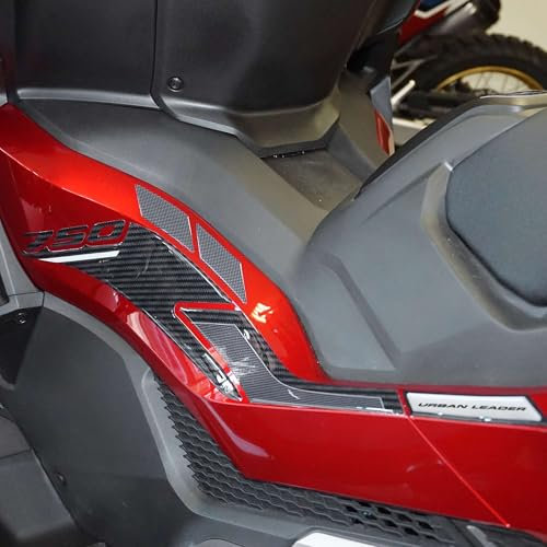 labelbike - Adesivi in Resina Gel 3D Protezioni Boomerang laterali compatibile con Honda Forza 750 2021