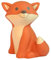 Veilleuse César rechargeable - Orange - Atelier Pierre