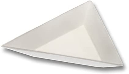 Dreiecksschale, 2 Stück, vereinfacht das Aussuchen und Zurückfüllen von Kleinteilen (Plastik)