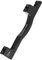 plplaaoo Fahrradscheibenbremsadapter, Aluminiumlegierung Schwarz Disc Brake Mount Caliper Adapter, Bike Disc Mount Adapter, Bike Disc Brake Bracket mit 2PCS Schrauben, geeignet für MTB Mountain Bike