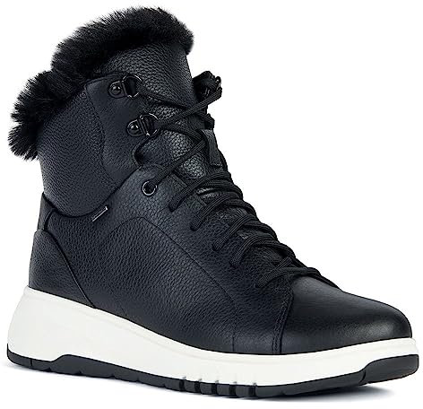 Geox D Aerantis 4x4 B Abx, Botines Mujer, Negro 02, 37 EU