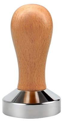 51mm Espresso Tamper with Wooden Handle, Coffee Tampers for Barista, Cafe