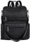 ECOTISH Women PU Leather Backpack Waterproof Casual laptop bag School Shoulder Bag for Ladies (Black)
