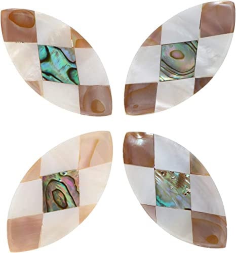 4pcs Casa Stoviglie Riposo Decorativo per Cena Bacchette Naturale Carino B Posate Forchetta Forma Rack Cucchiai Nautico Delicato Conchiglia Stand Poggia Decorazione Tavolo Poggia Bacchette