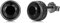 Schwarz Ohrstecker 925er Sterling Silber Schwarze Ohrringe mit Zirkonia Punk Gothic Ohrringe Schwarzer Schmuck Geschenke für Damen Herren