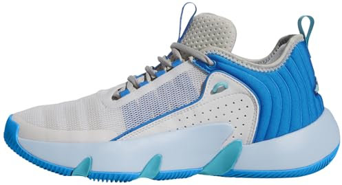 adidas Unisex Trae Unlimited Shoes Basketball-Schuhe, Dash Grey/Metal Grey/Bright Blue, 47 1/3 EU