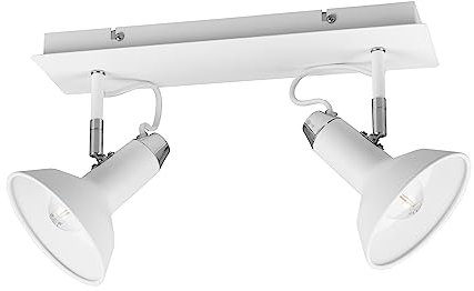 Trio Leuchten Deckenleuchte Roxie 811900231, Metall Weiß matt, exkl. 2x E14