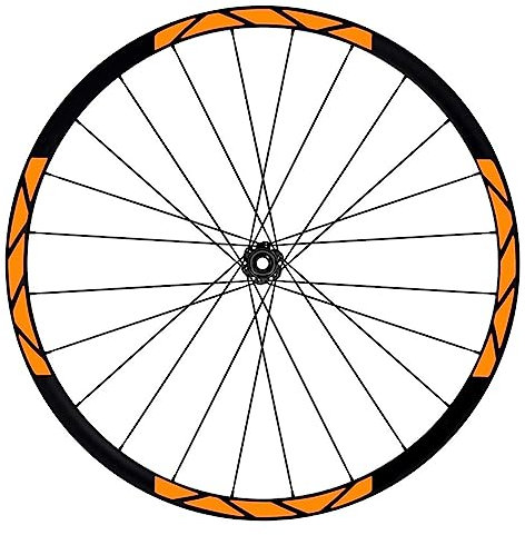 Pimastickerslab Komplett-Set für Felgen 26 Zoll – 27,5 Zoll – 28 – 29 Zoll – Fahrrad MTB Bike Stickers Felgen wählen Farbe MTB001 (27,5 Zoll, 037 Fluo)