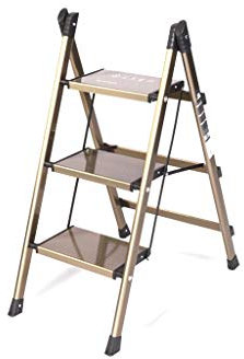 FLYIFE Tritthocker, Zweistufige Leiter, Trittleiter, Dreistufige Leiter, Bekleidungsgeschäft, Leiter, Hocker, Trittleiter/47.5 X 67 X 88Cm