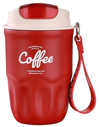 Thermobecher mit Temperaturanzeige, isolierter Becher mit Temperaturanzeige, Edelstahlfutter, auslaufsicher, für Damen und Herren, Zuhause, Schule, heiße oder eisgekühlte Getränke, Autoreisen