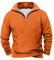 Pullover Herren Mit Kapuze Muster Drucken Rollkragenpullover Herren Hoody Unisex Solid Pullover Warm Hoodie 3D Rollkragenpullover Herren Shirts 3D Rollkragenpullover Herren Pullover(Orange,3XL)