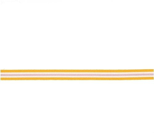 Webband Multi Streifen, Neon Orange/Weiß/Flieder