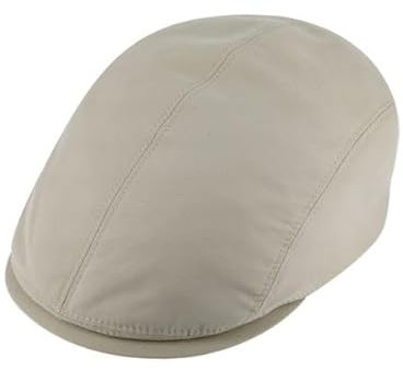 fiebig Flatcap uni Sympatex® UV-Schutz beige Größe 57